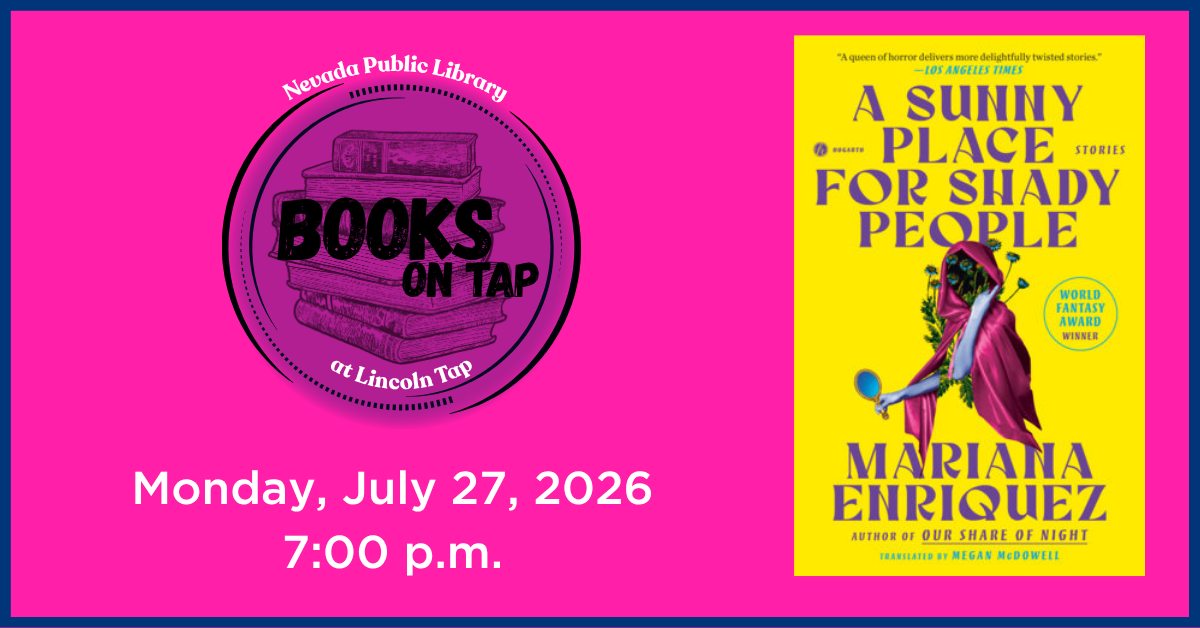 Books on Tap the last Monday of each month