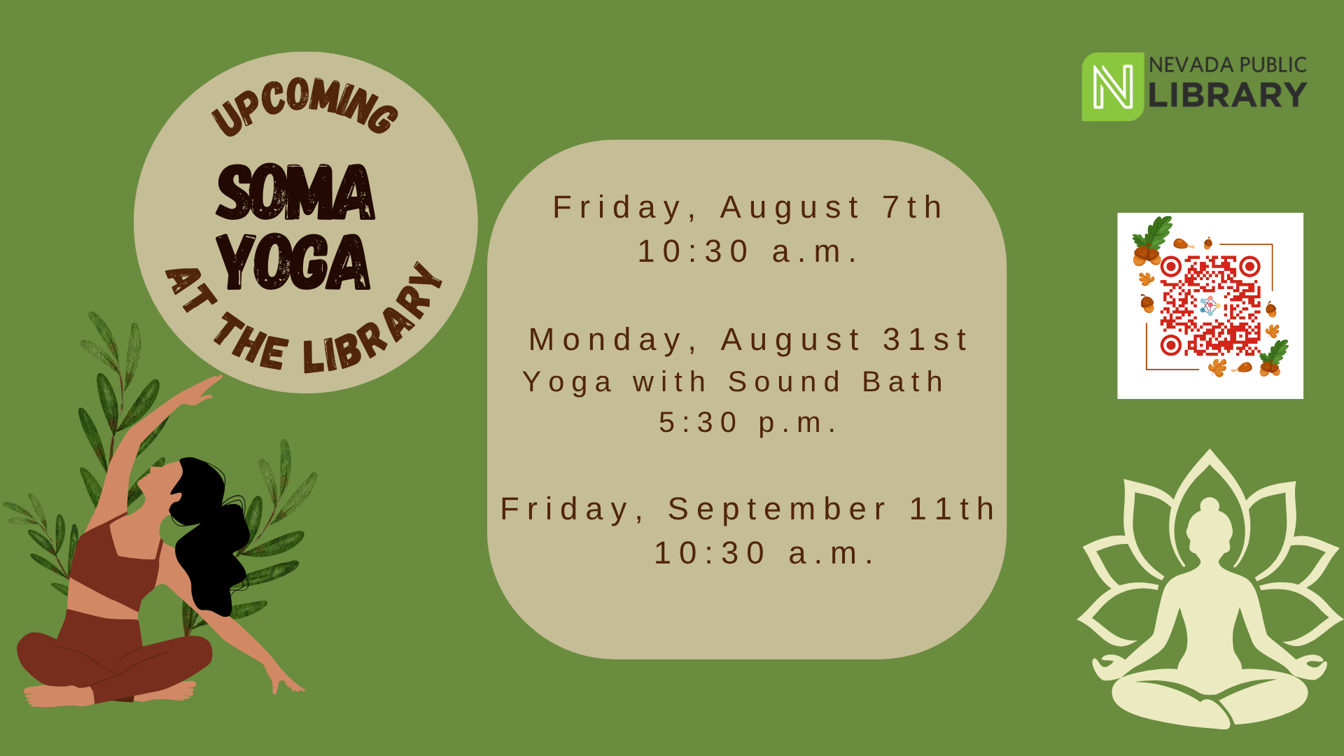 Soma Yoga at the Library