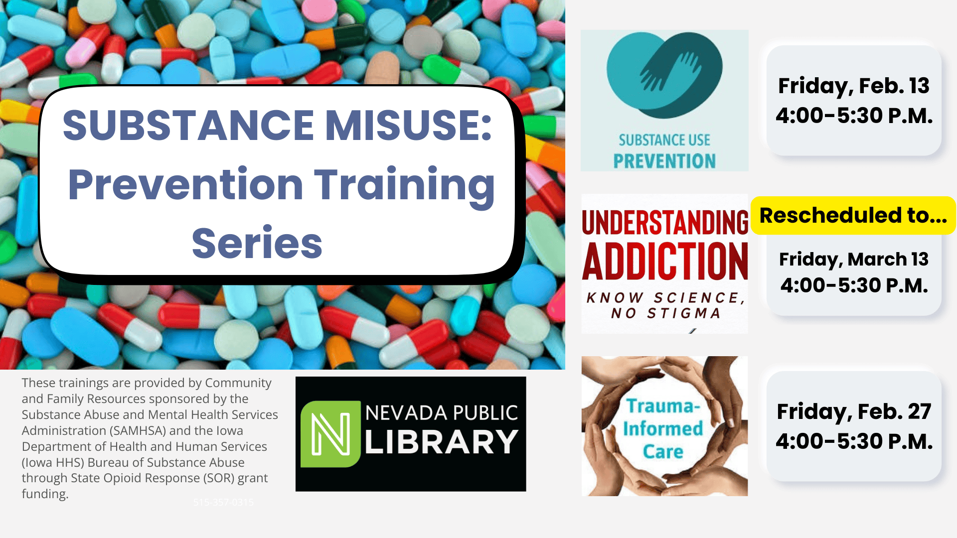 Free Informational Training Opportunities