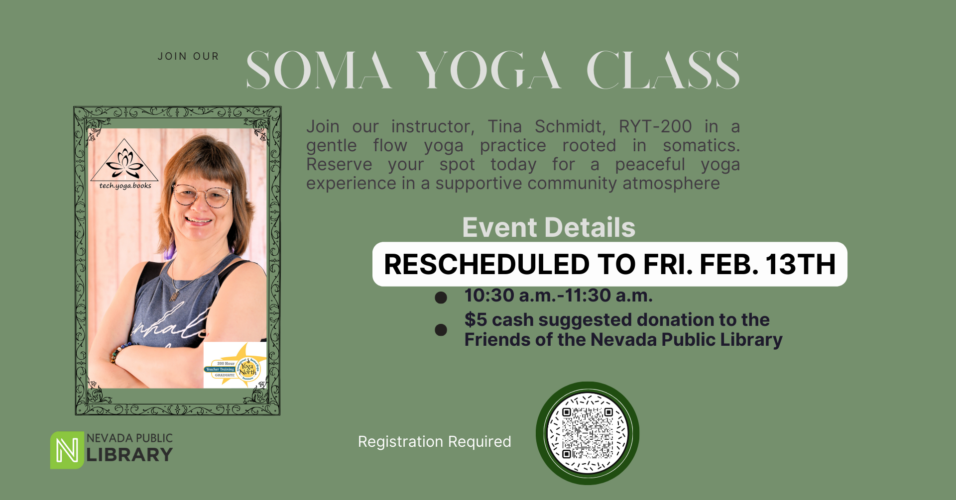 Soma Yoga has been Rescheduled