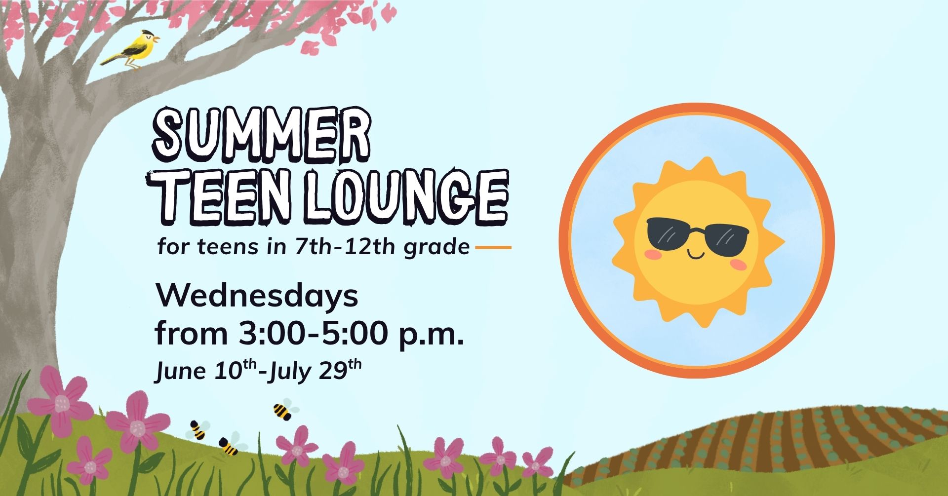 Stop in for our Last Summer Teen Lounge