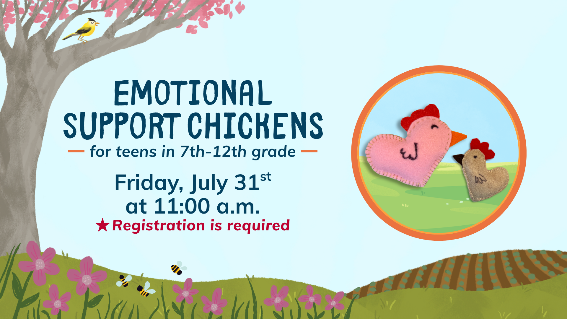 Teen Emotional Support Chickens