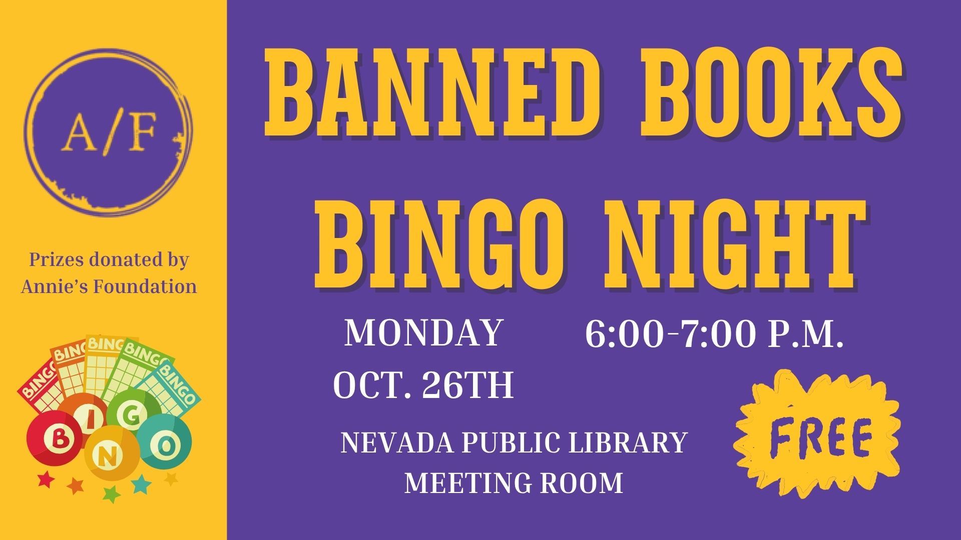 Banned Books Bingo